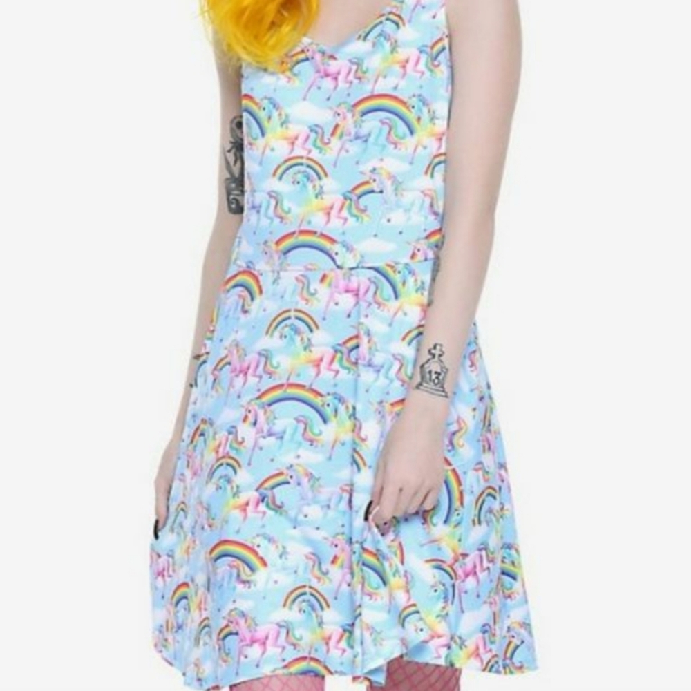 Brand New w tags Lisa Frank unicorn dress